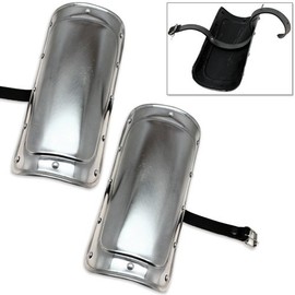 Swordsaxe Viking Warrior Carbon Steel Arm Vambraces Bracers Medieval Templar Knights Armor