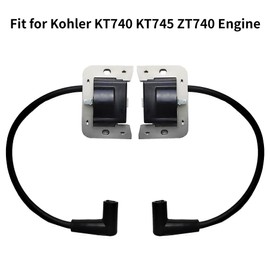Sxqddz 2Pcs Ignition Coil Fit for Kohler KT740 KT745 ZT740 Engine Digital Ignition Module Replace 32-584-09-S 32-584-24-S 32-584-25-S