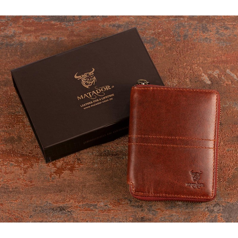 MATADOR Wallet 6408, brown, Vintage