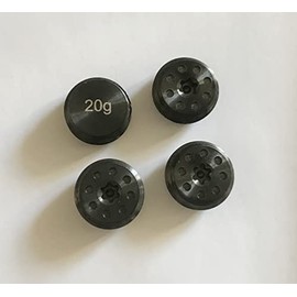 Tornillo de peso de golf de 4 piezas para PXG GEN2 Brando, mini putter de lancha, Gen 4 0811X X+ prototipo driver (4 piezas de 20 g, negro)