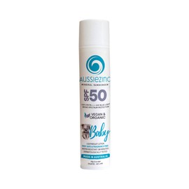 Aussiezinc Mineral Sunscreen Baby Spf50 Fragrance Free 100g