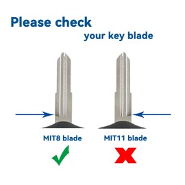 433mhz 2 Buttons For Mitsubishi Key Fob Remote Fob for Mitsubishi L200 Montero Pajero Shogun Triton Key Fob with 46chip MIT8 Blade