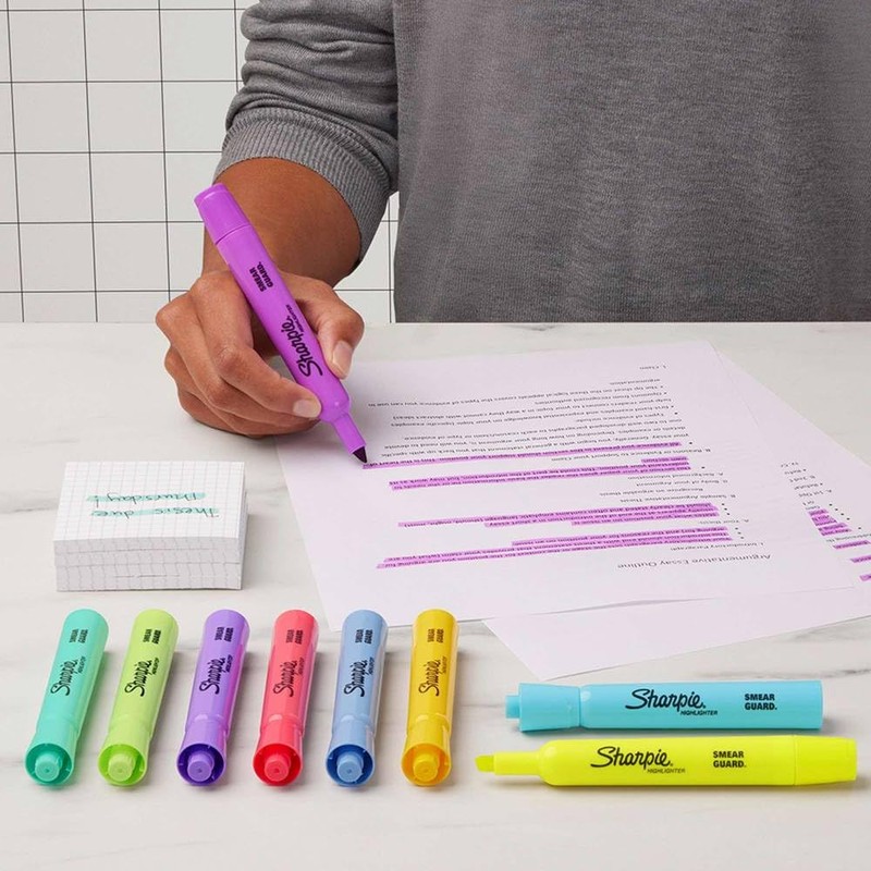 Sharpie Marcadores de Texto Resaltadores Pastel, Pocket y Tank, 16
