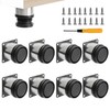 Toolzia 8Pcs Furniture Legs, 1.97"/5cm Adjustable Furniture Support Feet,Adjustable Height