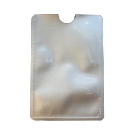 Leen4You RFID Blocking Sleeves Passport Bank Card Credit/Debit ID Card Anti Theft RFID Blocking Safety Sleeve Aluminum Shield Waterproof Protector Secure Holder Silver Pack of 10