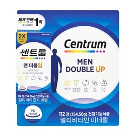 Centrum For Men Double Up Multivitamin 112 Tablets, 1 Tablet a Day, Korea-tailored Mineral Nutritional Supplement Centrum For Men Double Up Multivitamin 112 / 센트룸 포맨 더블업 멀티비타민 112정 1일1정 미네랄 한국 맞춤 영양제 센트룸 포맨 더블업 멀티비타민 112