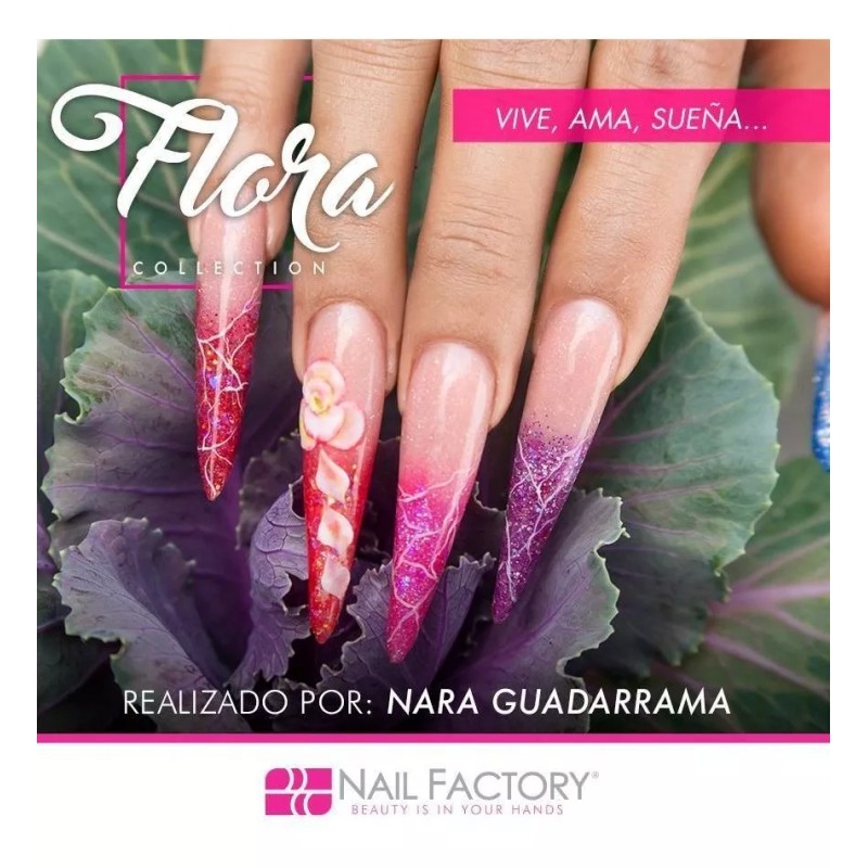 Nail Factory Polvo Acrílico Uñas Flora Collection Nail Factory 15