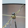 16x16x9 Granite Gray Burlap Hardback Drum Lampshade