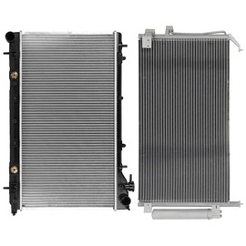 ROADFAR Aluminum Radiator Replacement 2003-2008 for Subaru for Forester Plastic Radiator Auto Parts Complete radiator Radiator Engine Coolant Radiator Assembly Radiator