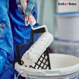 KOTARBAU® Set of 5 Plastic Scraper Grids 265 x 300 mm Galvanised for Use with Paint Rollers