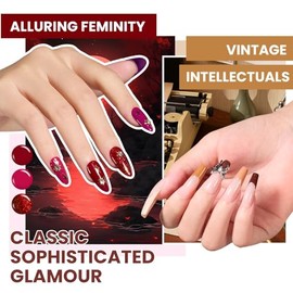 Beetles 110 PCS Gel Nail Polish Set, 100 Colors Infinite Inspiration Gift Spree All Season Red Brown Green Black Gel Polish with 5Pcs Base Top Coat So