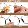 HARFINGTON 5 Pairs Eyeglass Nose Pads 3.2mm Thickness Silicone Adhesive