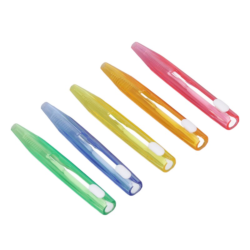 60Pcs Interdental Brush Floss Interdental Cleaning Brush with PP Handle