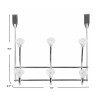 Home Basics Over the Door Chrome Hook Rack for Towels