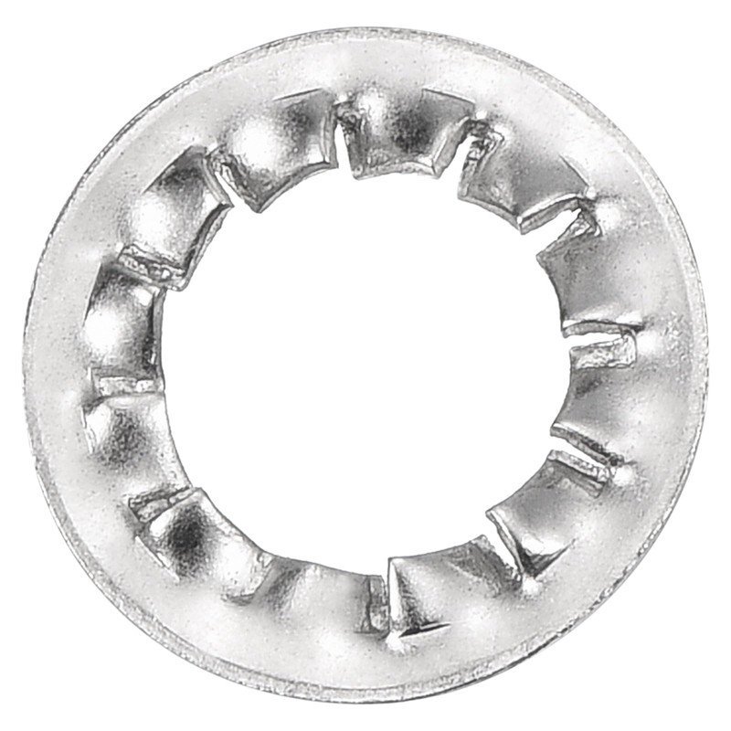 sourcing map M10 10Pcs Internal Tooth Washers, 304 Stainless Steel