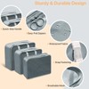 Chijoo 12-Piece Packing Cubes Set (Grey) - Compression Packing Cubes