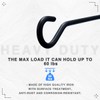 Meng Zhi AO16 Inch Black Swivel Plant Hangers Bracket Heavy