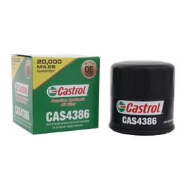 Castrol CAS4386 - Filtro de aceite sintético (20.000 millas)