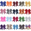Large Sequin Cheer Hair Bow, Elastic Hair Tie with Ribbon,