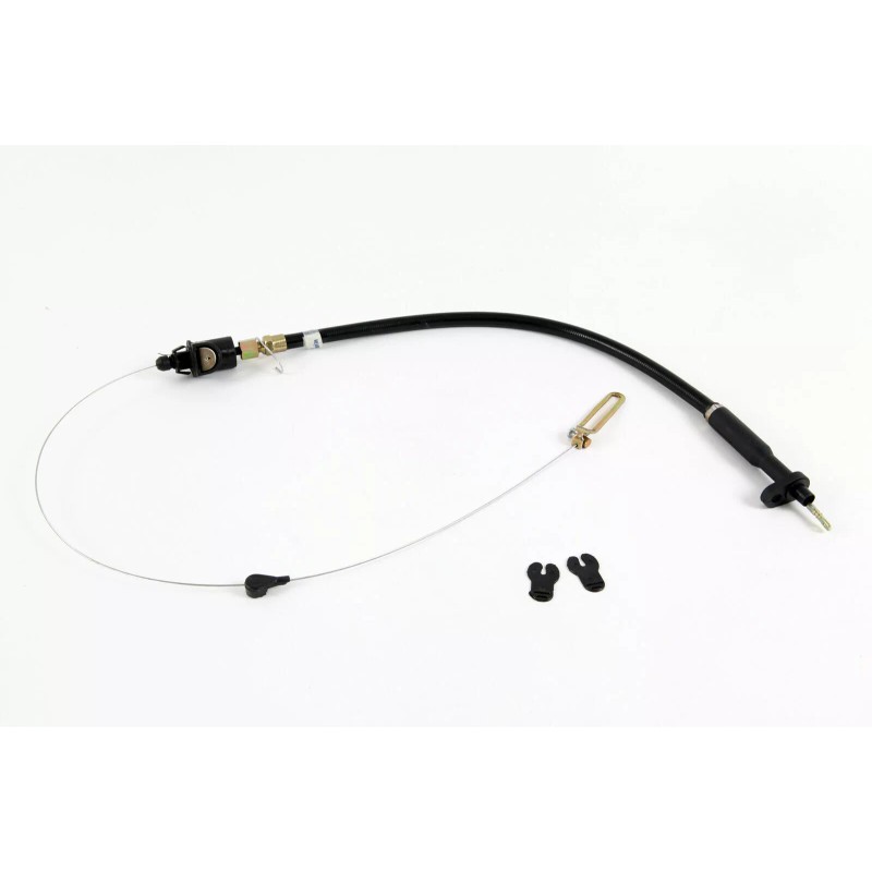 TECKPAK Fitzall TH350 350C Transmission Detent Kickdown Cable Braided Adjustable