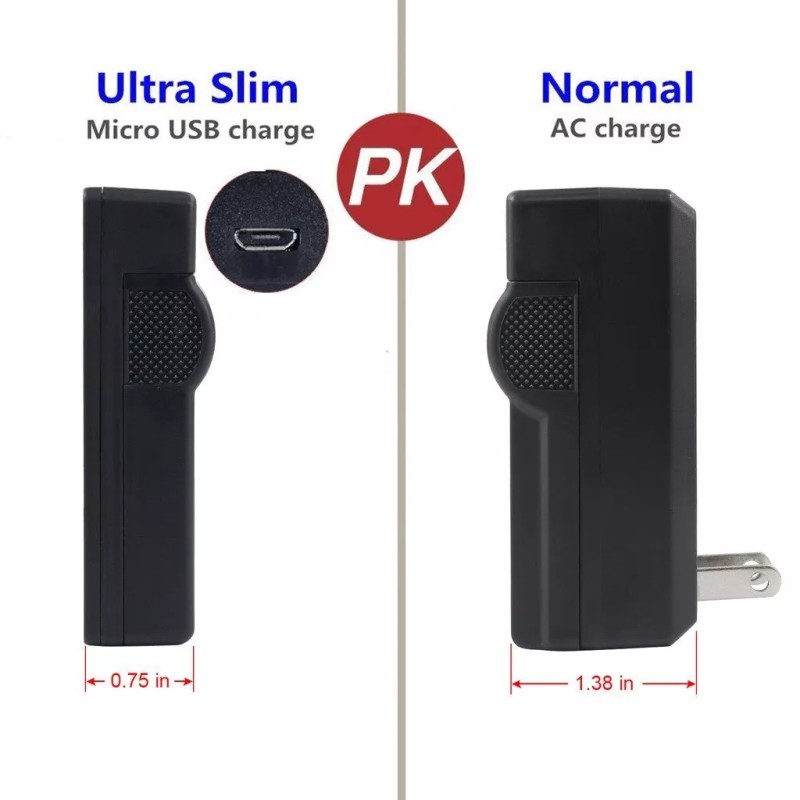 Kastar DMW-BLG10 Battery & Slim USB Charger for Panasonic Lumix