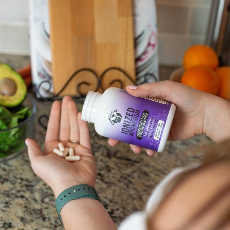 Magnesium Capsule - Alkaline for Life Dietary Supplement - 60: