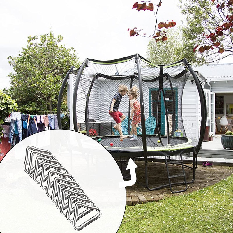 Trampoline Triangle Buckle, 10pcs Triangle Rings, High Strength Metal for