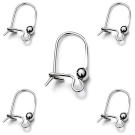 My-Bead 5 Paar Ohrhänger Clip Brisuren 18mm 925 Sterling Silber gestempelt nickelfrei in Juweliers- Qualität