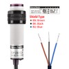 Heschen M18 Column Infrared Proximity Switch, Diffuse Reflection Type, E3F-DS10C4,