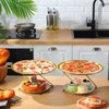 Yiyiring 12 Pcs Pizza Stand Set: 4 Metal Stands, 4