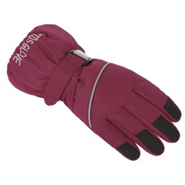 Kids Waterproof Winter Gloves Warm Snow Gloves Boys Girls Ski Gloves Toddler Mittens Windproof Red M