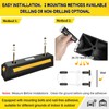 Car Parking Stopper – 2PCs Heavy Duty Rubber Curb Car