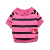 Dog Jumpers Striped T Shirts for Dogs Sweatshirt Pet Clothes