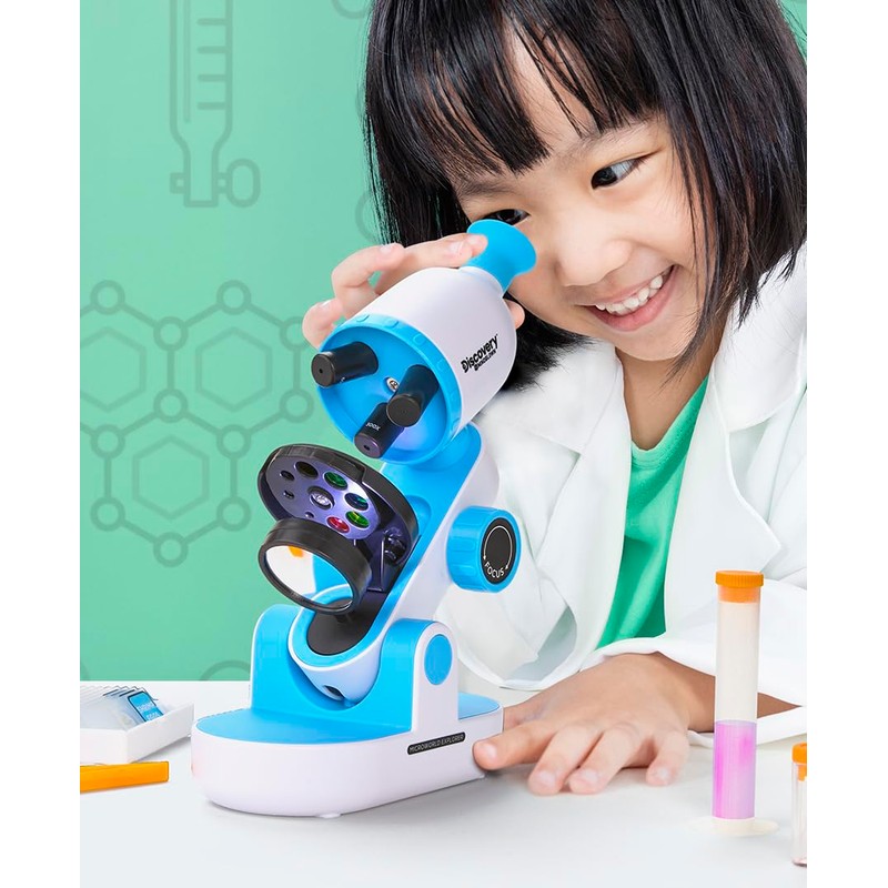 Discovery Mindblown - Kids Microscope Set - Early Explorers Microscope