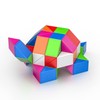 ROXENDA Magic Snake with 60 Segments, Magic Snake Cube Twist