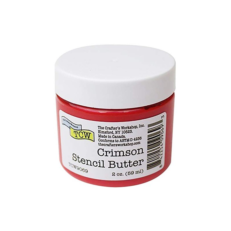 Crafters Workshop 2OZ Crimson Stencil Butter