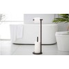 Free Standing Toilet Paper Holder Stand, Oil Rubbed Bronze Toilet