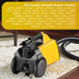 LEFITPA 2 Pack Replacement 15409-119N Vacuum Rear Wheel for Eureka S3681A S36818B-1 S3686A SC3683A S3689 Models