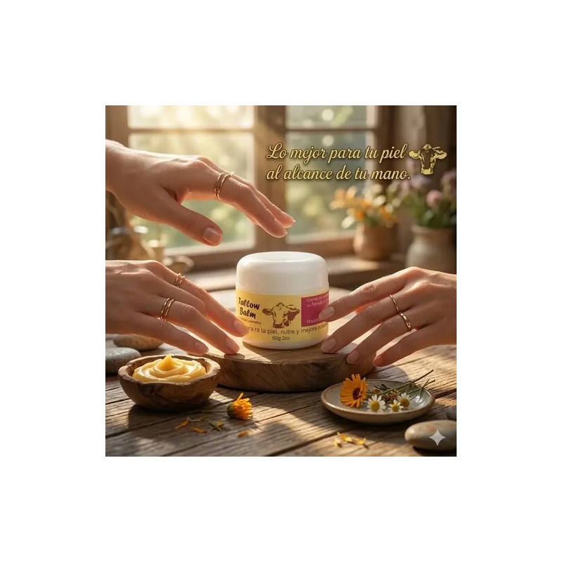 Crema De Sebo De Res Cremosa Fácil Absorciónregalo