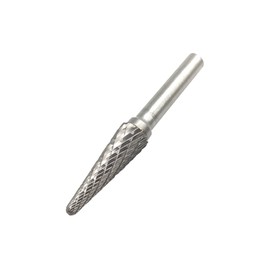 SL-3 14 Degree Taper Shape with Ball Nosed Tungsten Carbide Burr File (3/8"Cutting dia X1-1/16"Cutting Length) with 1/4" Shank dia,1pcs