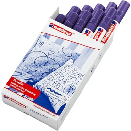 edding 4500 CR Textile Marker - Violet