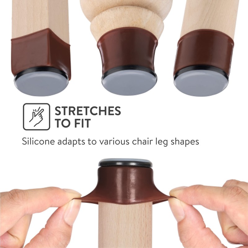 Chair Leg Sliders for Carpet - Upgrade - XL -
