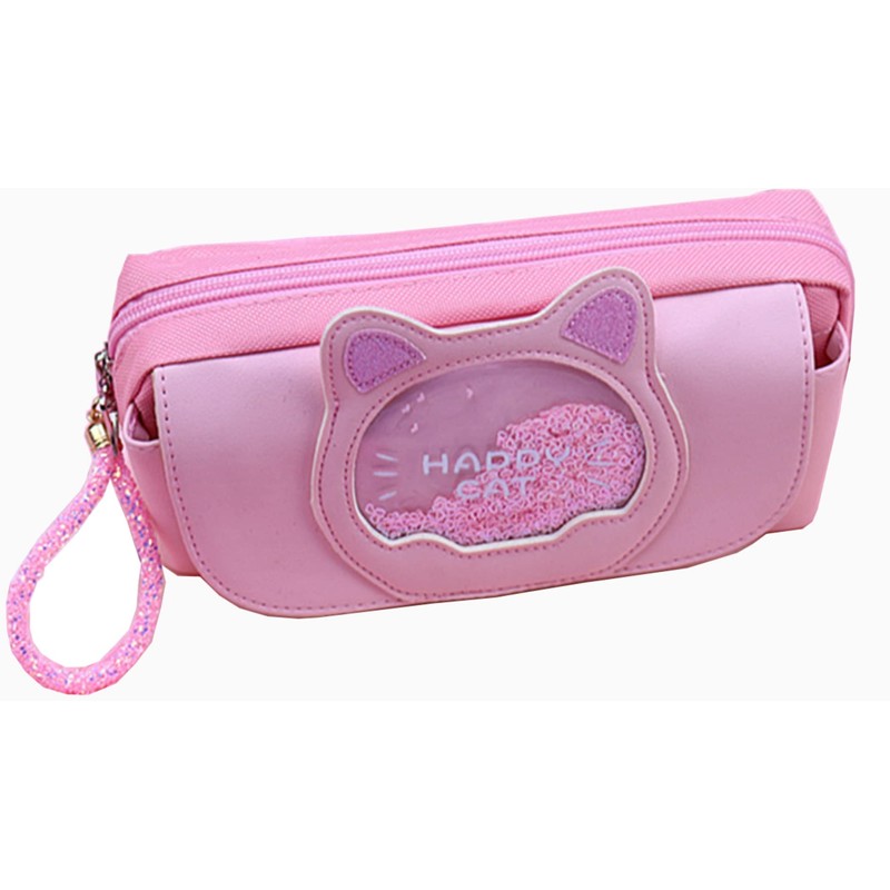 MAYACAT Glitter Pencil Case, Cute, Cute, Stylish, Large Capacity, Stationery,