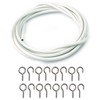 DIVCHI White Window Net Curtain Wire Cord Cable With 8
