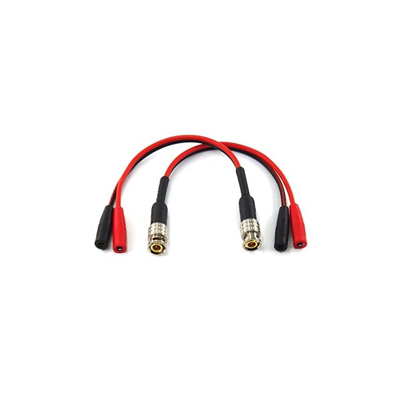 WJSTN bnc Male to 4mm Female Banana Plug Adapter,BNC Male