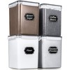 Wildone Large Food Storage Containers 5.2L /175oz, 4 Piece BPA
