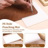 3 PCS Leather Craft Punch Pad Hole Punching Chisel Mat
