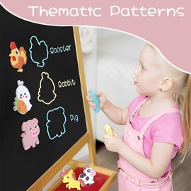 JEYORZY Children's Fridge Magnets for Magnetic Board, Children's Magnets, Animals, Toy Magnets, Magnets for Children from 1 Year, A Gift Magnets Children Toy Education, Pack of 8