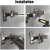 Zerodis 10-Piece Universal Closet LED, Hinge Sensor Light for Cabinet,