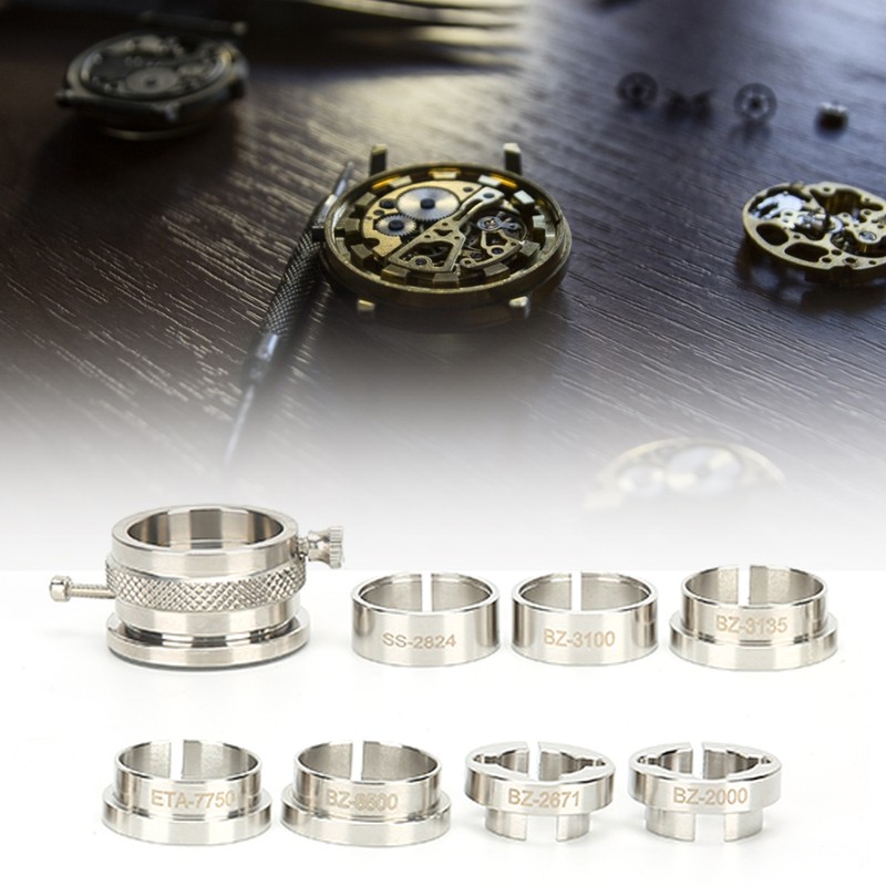 Steel Watch Movement Hold for BZ‑2000 ETA‑7750 BZ‑2824 BZ‑3135 BZ‑2671